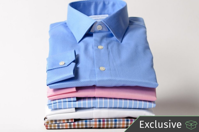 Newbury Mills Shirts, 3 for $99 with promo code kinja330. All additional shirts $33 each.